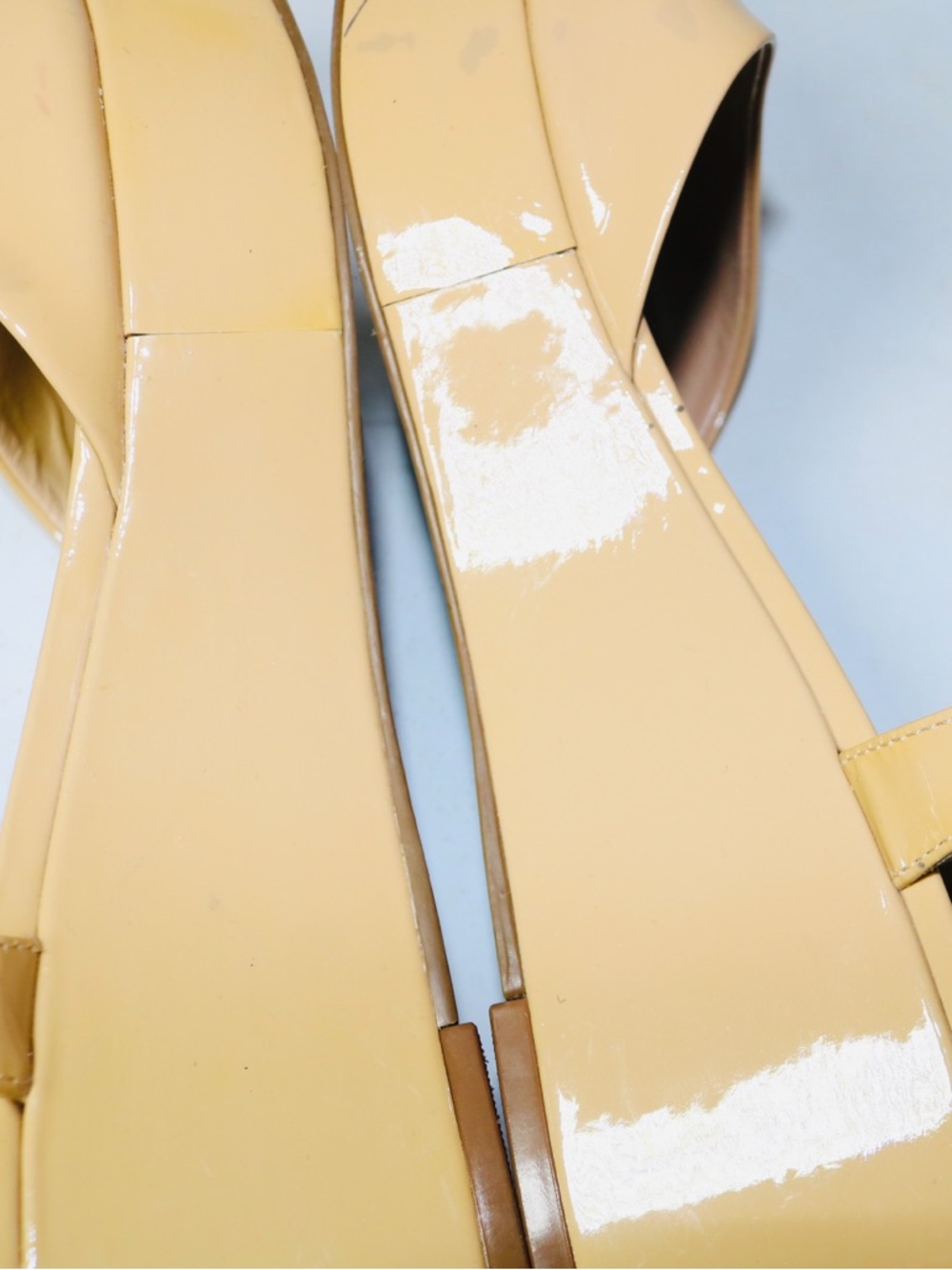 Tory Burch Abena Wedge Sandals in Beige - Picture 8 of 13